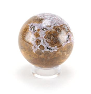 Ocean Jasper mineraal bol – 8 cm – verzamelobject – detailfoto