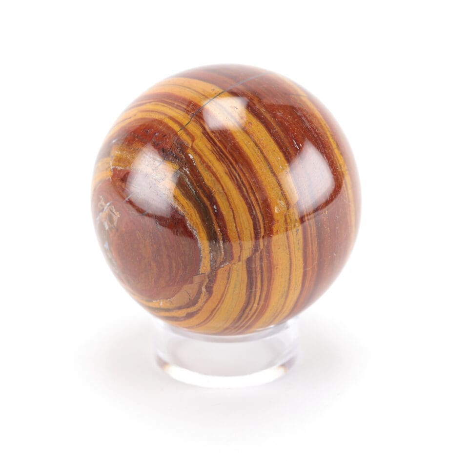 Boule minérale en fer de tigre 8 cm – boule décorative en fer de tigre – Vergulde Kat