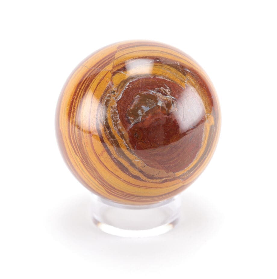 Boule minérale en fer de tigre 8 cm – boule décorative en fer de tigre – Vergulde Kat