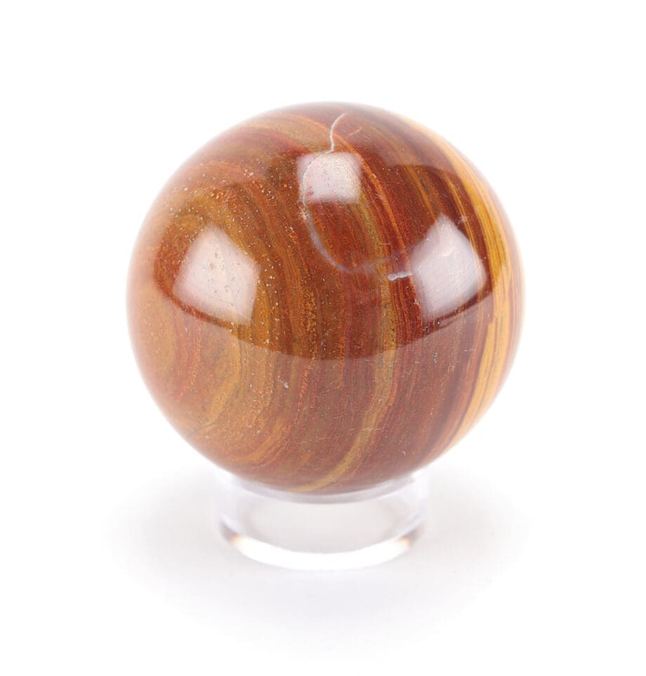 Boule minérale en fer de tigre 8 cm – boule décorative en fer de tigre – Vergulde Kat
