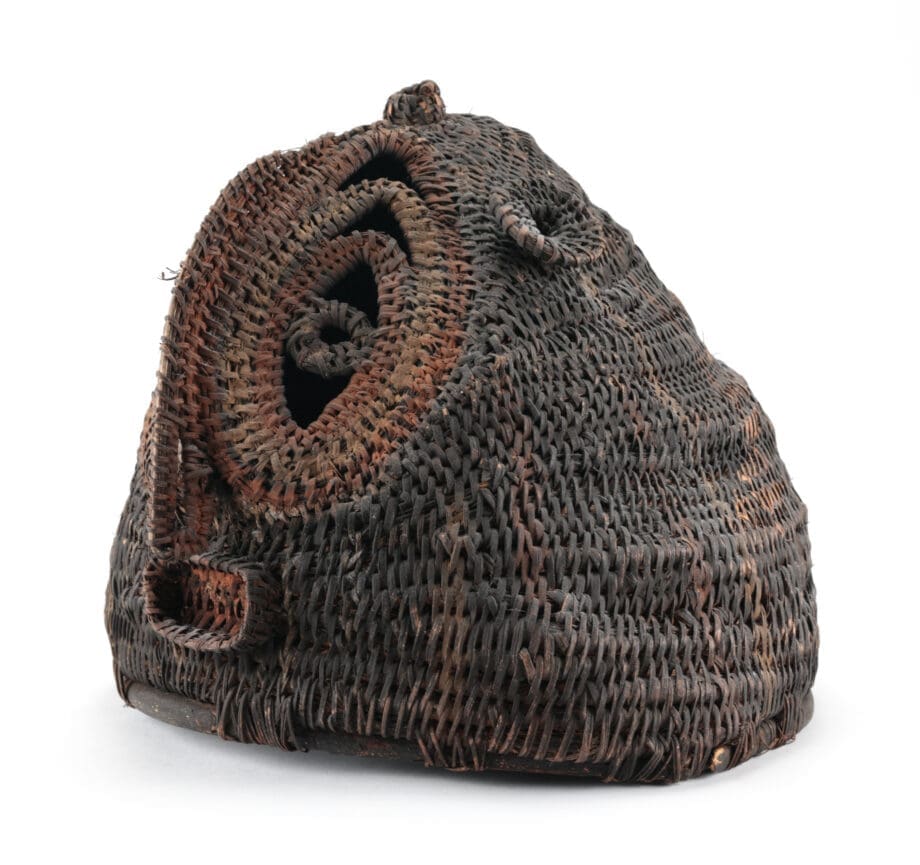 Abelam braided helmet mask (Wosera/Maprik, 20th century) - Oceania mask - Vergulde Kat