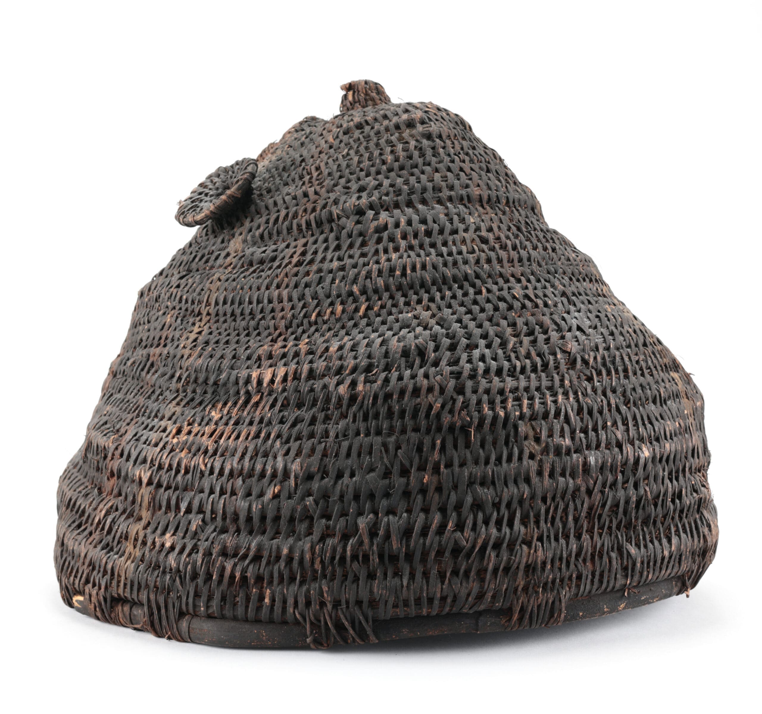 Abelam braided helmet-mask (Wosera/Maprik, 20th century) - Oceania mask - detail photo