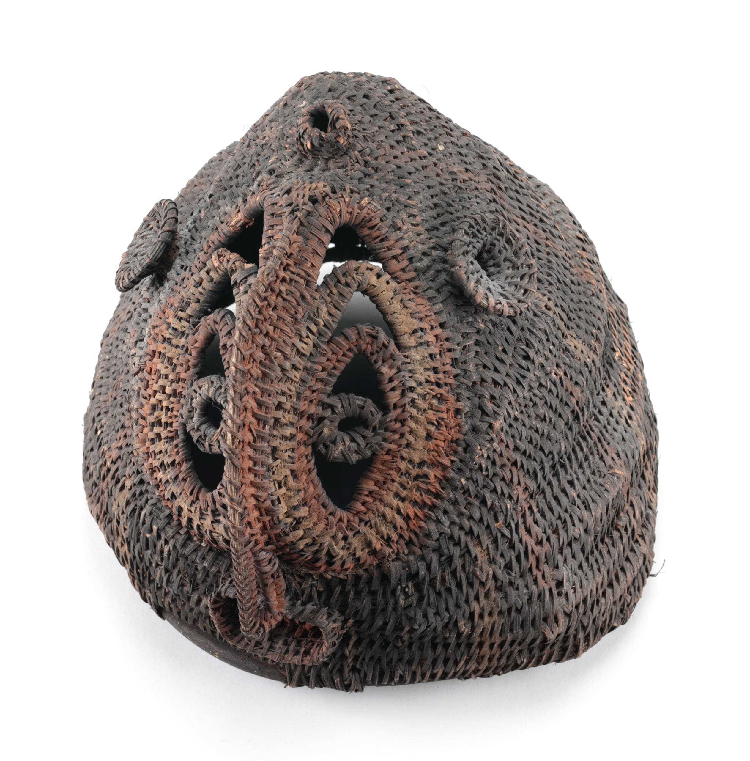 Abelam braided helmet-mask (Wosera/Maprik, 20th century) - Oceania mask - detail photo