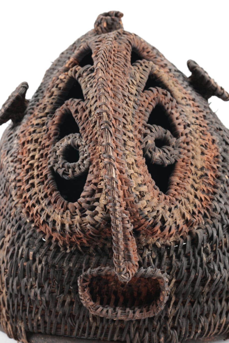 Abelam braided helmet mask (Wosera/Maprik, 20th century) - Oceania mask - Vergulde Kat