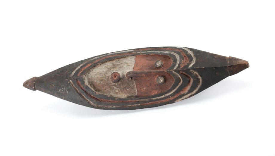 Papua New Guinea mask - Ramu River mask with natural pigments - Vergulde Kat