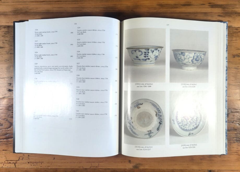 The Nanking Cargo veilingcatalogus – Christie’s Amsterdam 1986 – Vergulde Kat