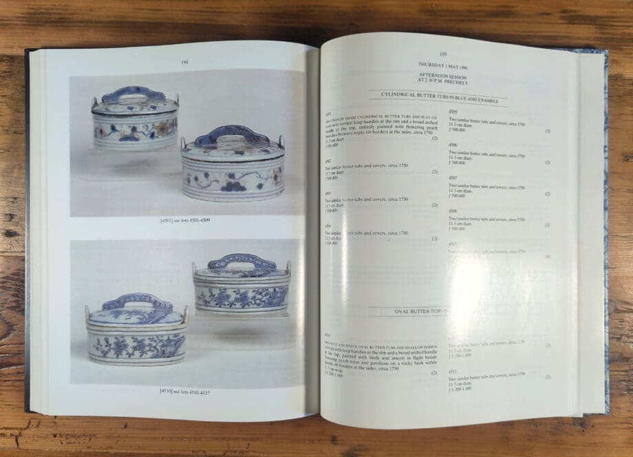 The Nanking Cargo veilingcatalogus – Christie’s Amsterdam 1986 – Vergulde Kat