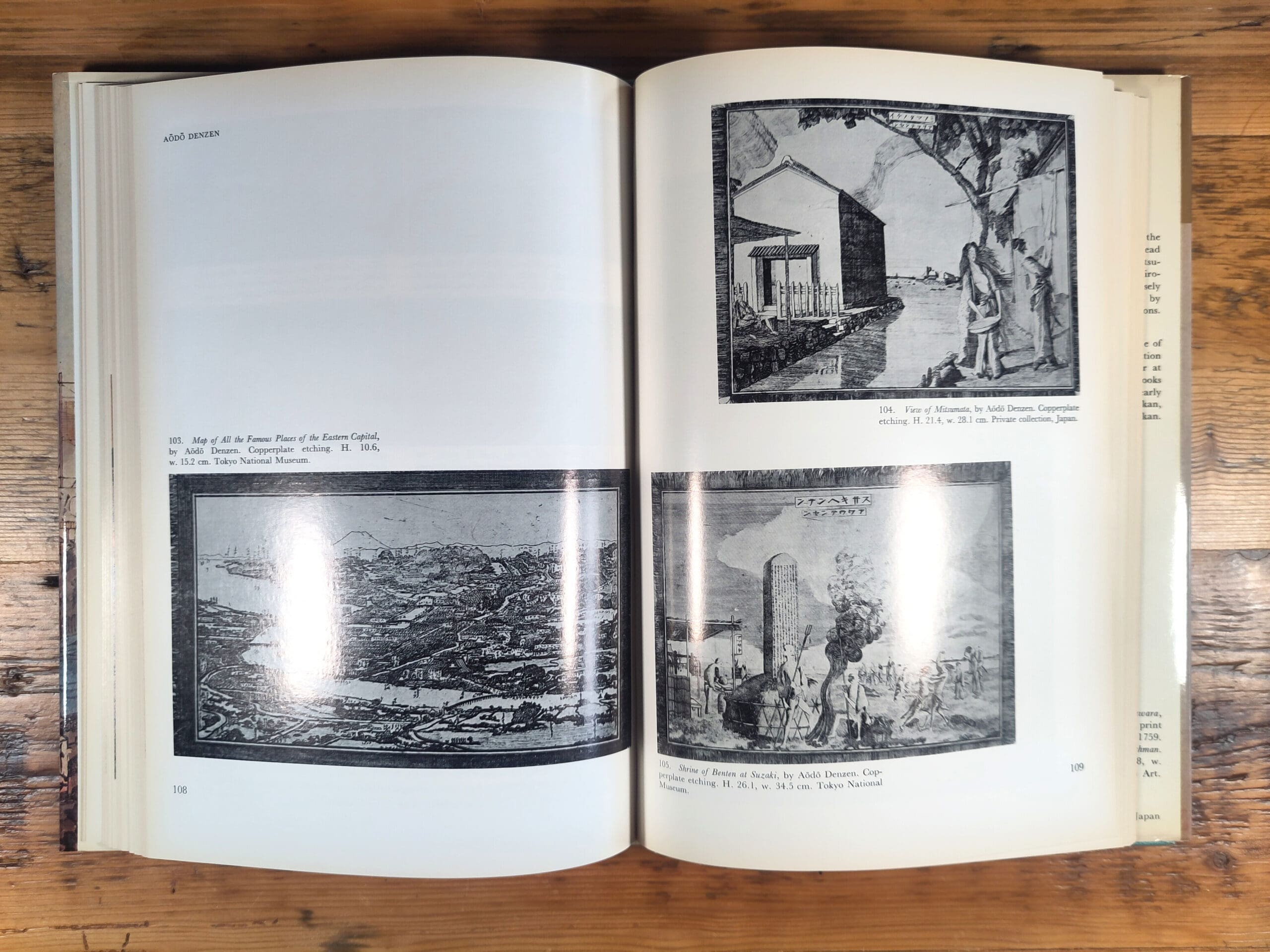 Nagasaki-Drucke und frühe Kupferplatten – Japanisches Druckbuch (ISBN 9780870113116) – Detailfoto