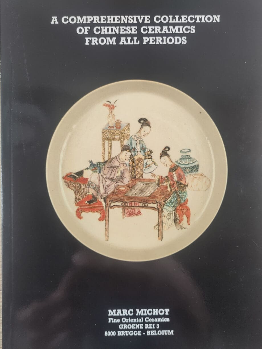 Katalog „Chinese Ceramics“ – Marc Michot – Brügge (1986) + Einladung – Vergulde Kat