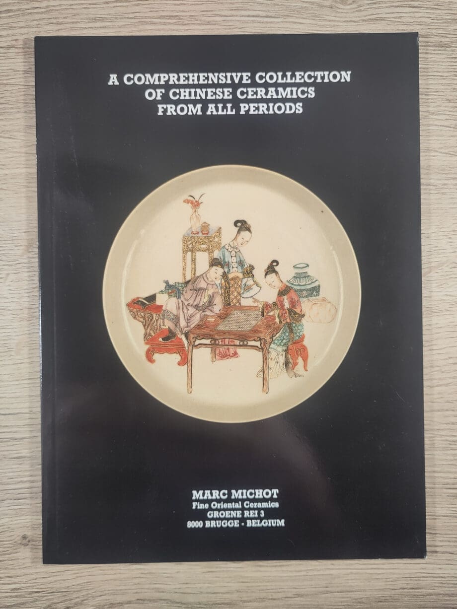 Katalog „Chinese Ceramics“ – Marc Michot – Brügge (1986) + Einladung – Vergulde Kat