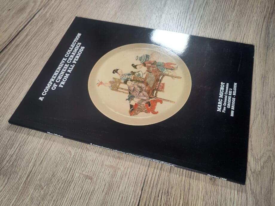 Katalog „Chinese Ceramics“ – Marc Michot – Brügge (1986) + Einladung – Vergulde Kat