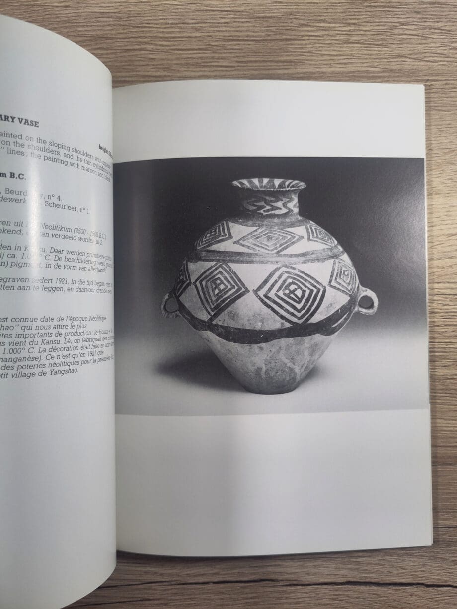 Katalog „Chinese Ceramics“ – Marc Michot – Brügge (1986) + Einladung – Vergulde Kat