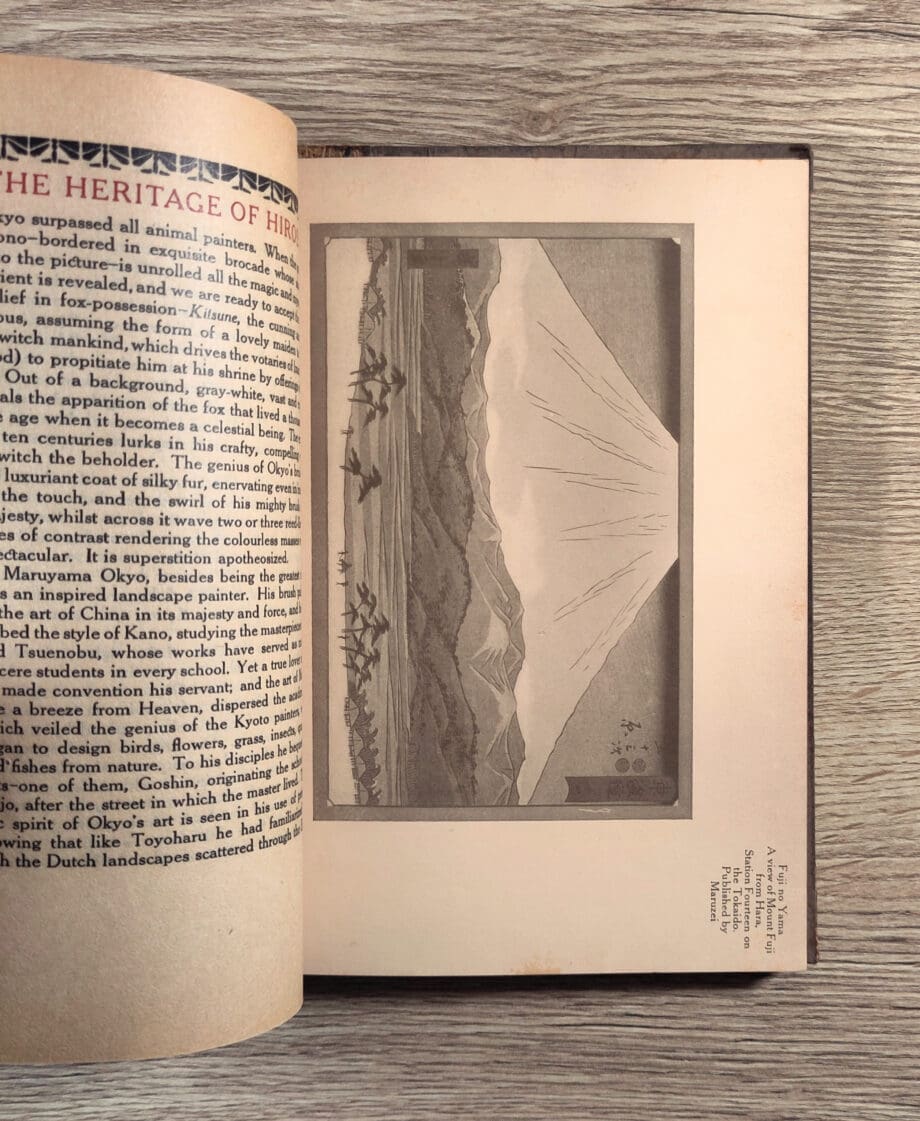 Das Erbe von Hiroshige – Dora Amsden & J.S. Happer – Japanische gebundene Ausgabe (1912) – Vergulde Kat