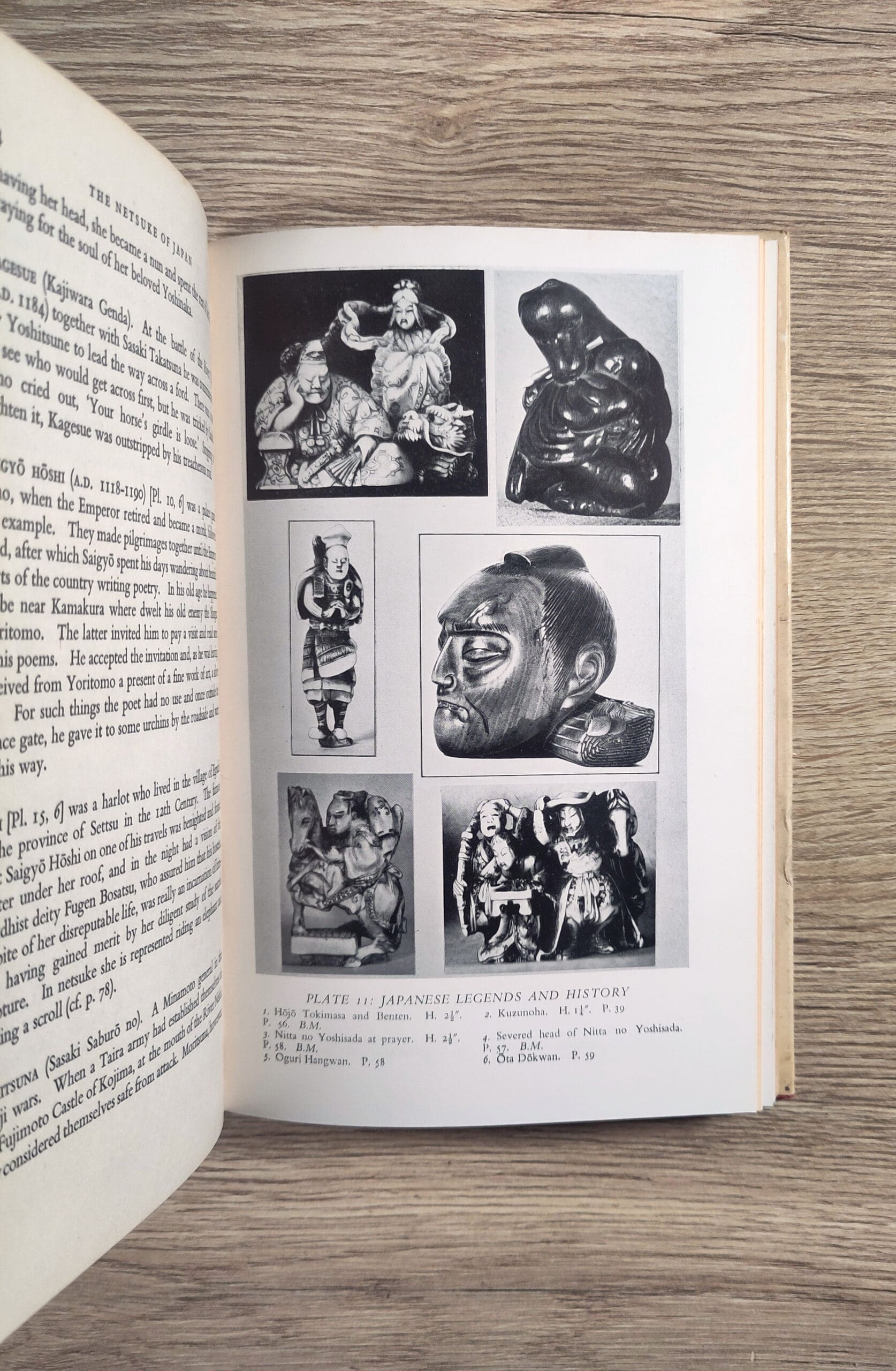 The Netsuke of Japan – Egerton Ryerson (1958) hardcover – detailfoto