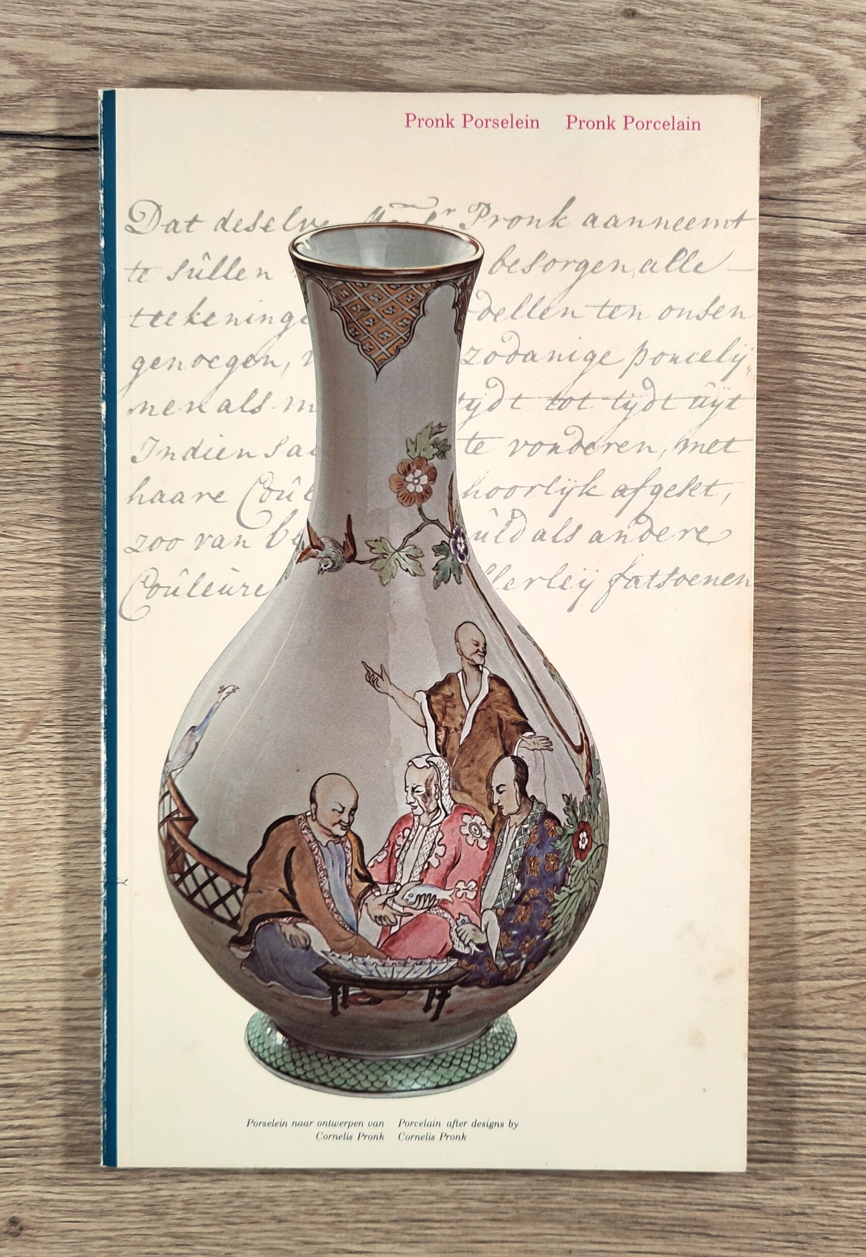 Porcélana Pronk – C.J.A. Jörg – firmado por el Sr. K.R. Dijkhuizen – foto de detalle