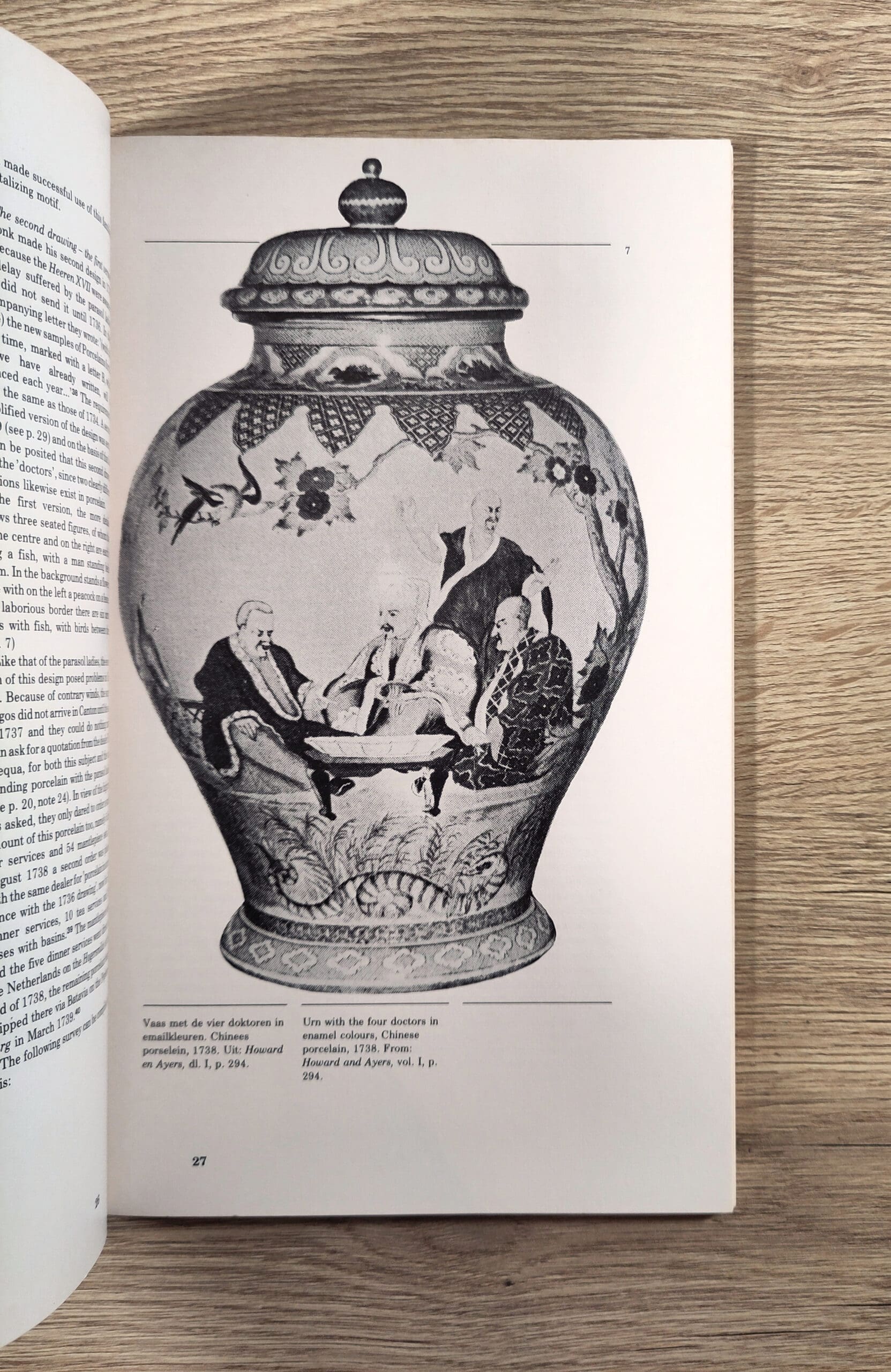 Porcélana Pronk – C.J.A. Jörg – firmado por el Sr. K.R. Dijkhuizen – foto de detalle