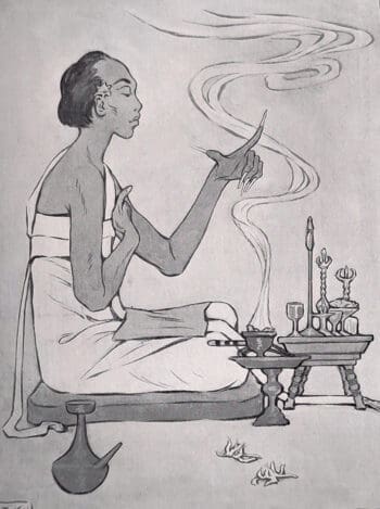 Mudras – rituele handhoudingen Bali (Tyra de Kleen, 1924) – detailfoto