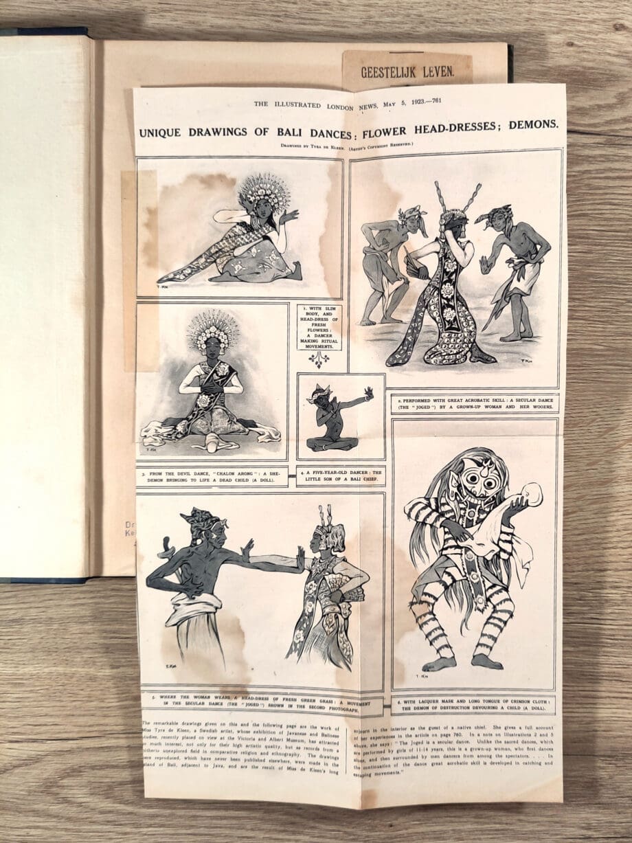 Mudras – gestes rituels des mains à Bali (Tyra de Kleen, 1924) – Vergulde Kat