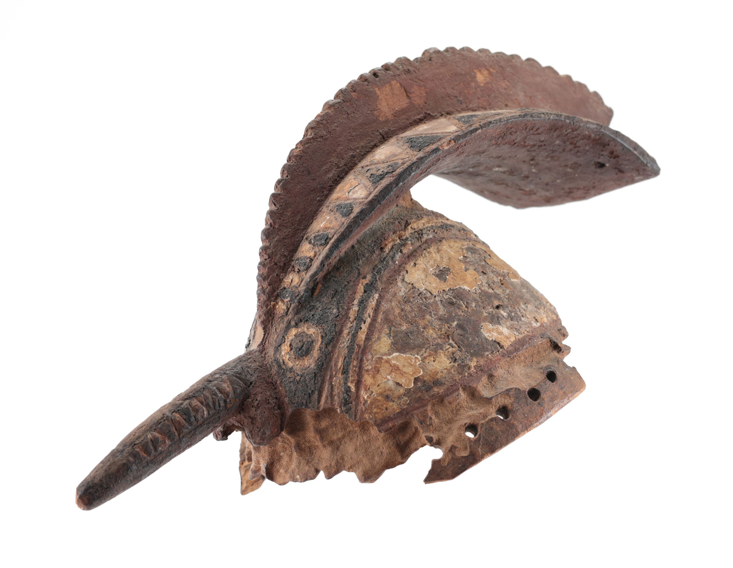 Mossi wan noraogo cocks helmet-mask - Burkina Faso - Tom Mercuur provenance - detail photo