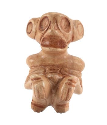 Taíno Yucahu amulet from bone - Caribbean - Steib collection - detail photo