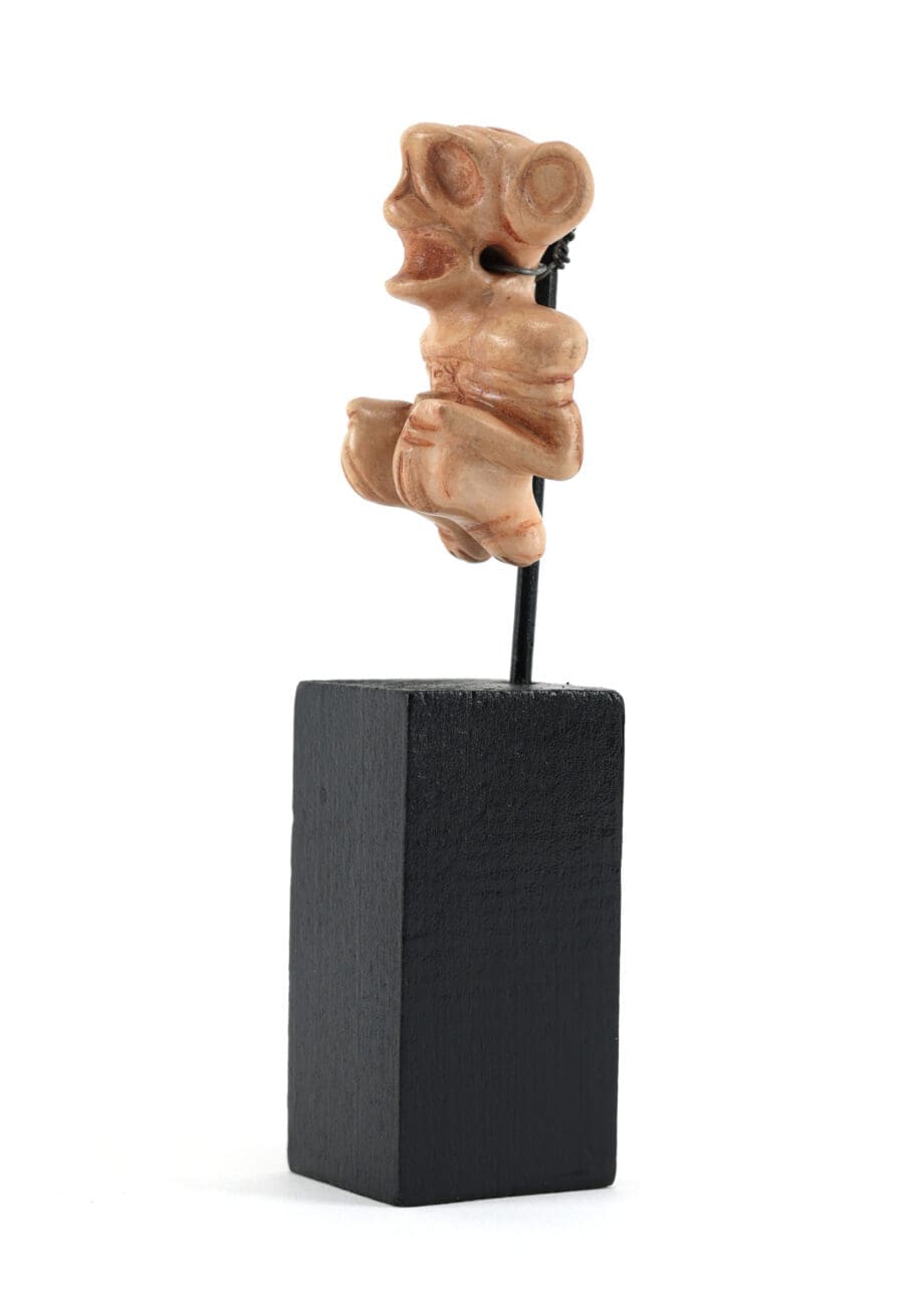 Taíno Yucahu amulet uit been – Caribisch gebied – collectie Steib – Vergulde Kat