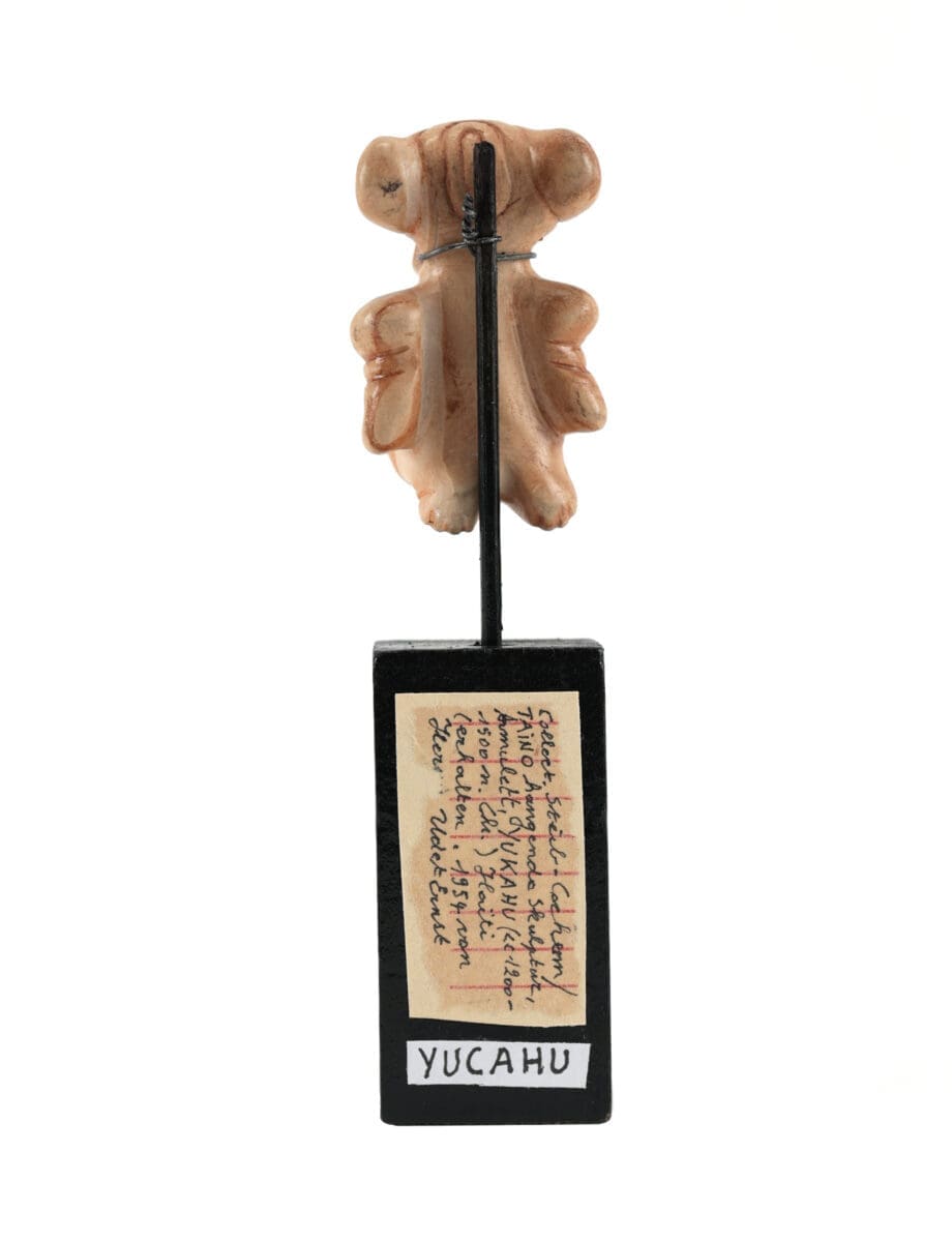 Taíno Yucahu amulet uit been – Caribisch gebied – collectie Steib – Vergulde Kat