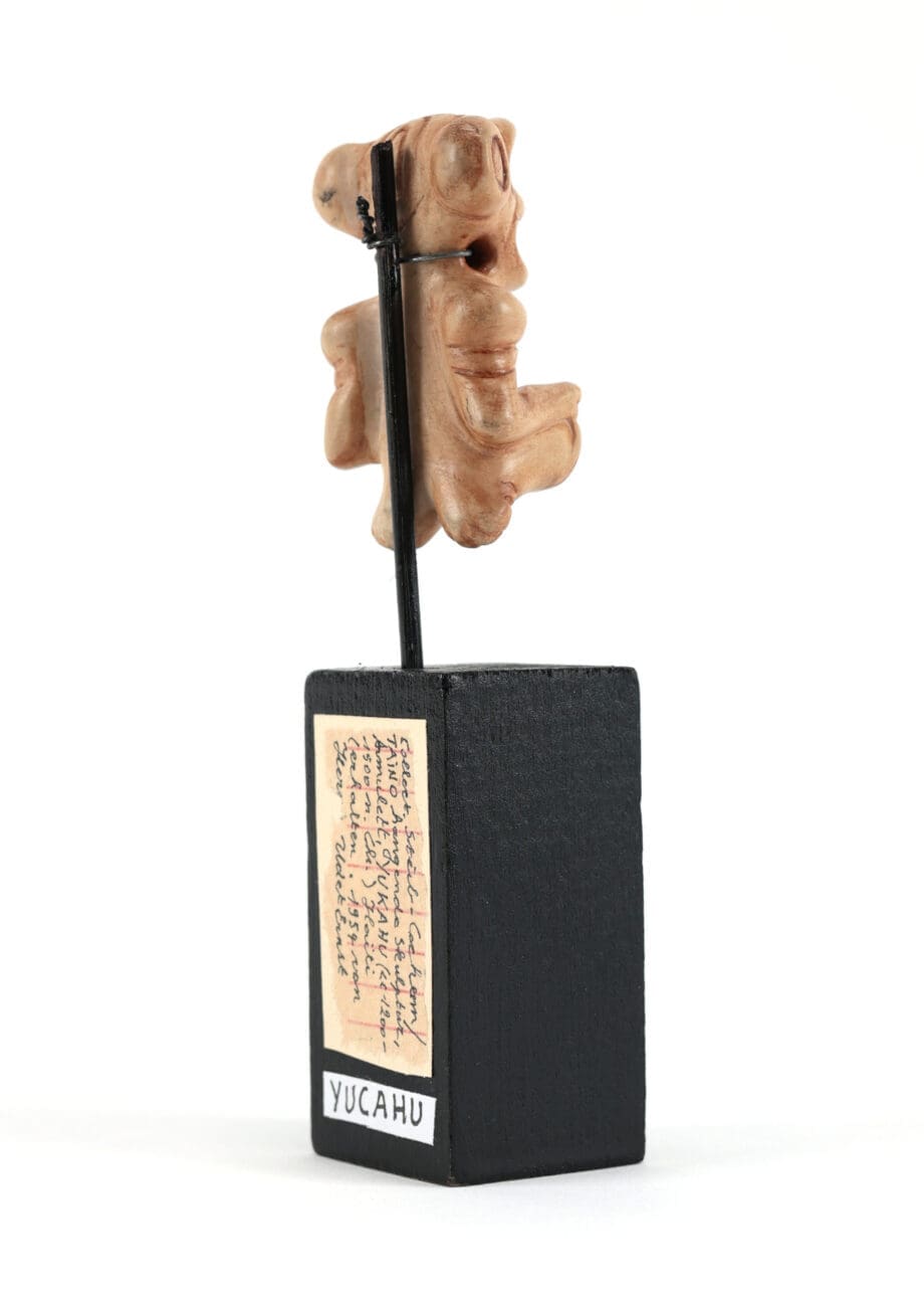 Taíno Yucahu amulet uit been – Caribisch gebied – collectie Steib – Vergulde Kat