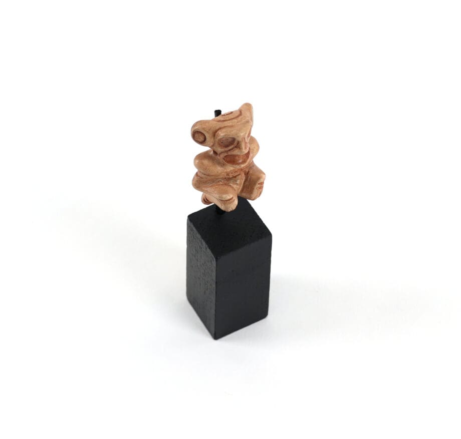 Taíno Yucahu amulet uit been – Caribisch gebied – collectie Steib – Vergulde Kat
