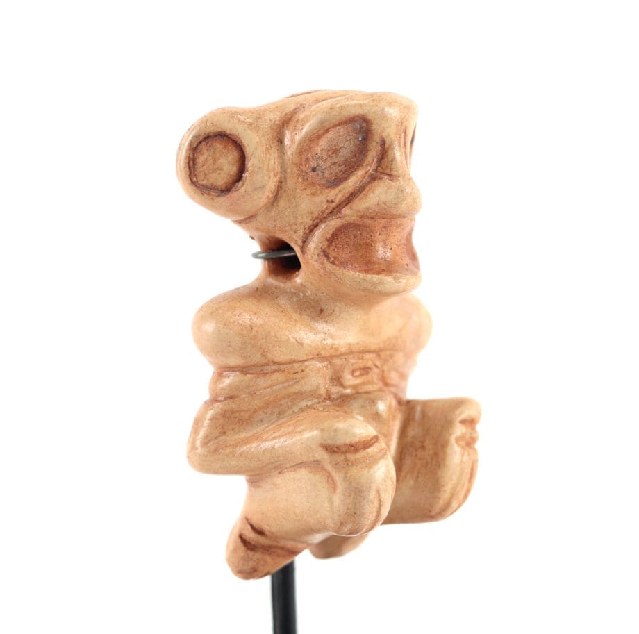 Taíno Yucahu amulet uit been – Caribisch gebied – collectie Steib – Vergulde Kat