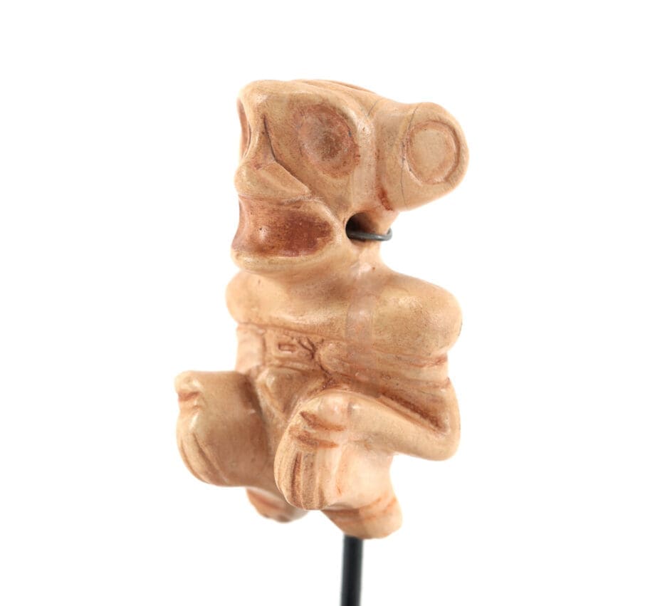 Taíno Yucahu amulet uit been – Caribisch gebied – collectie Steib – Vergulde Kat