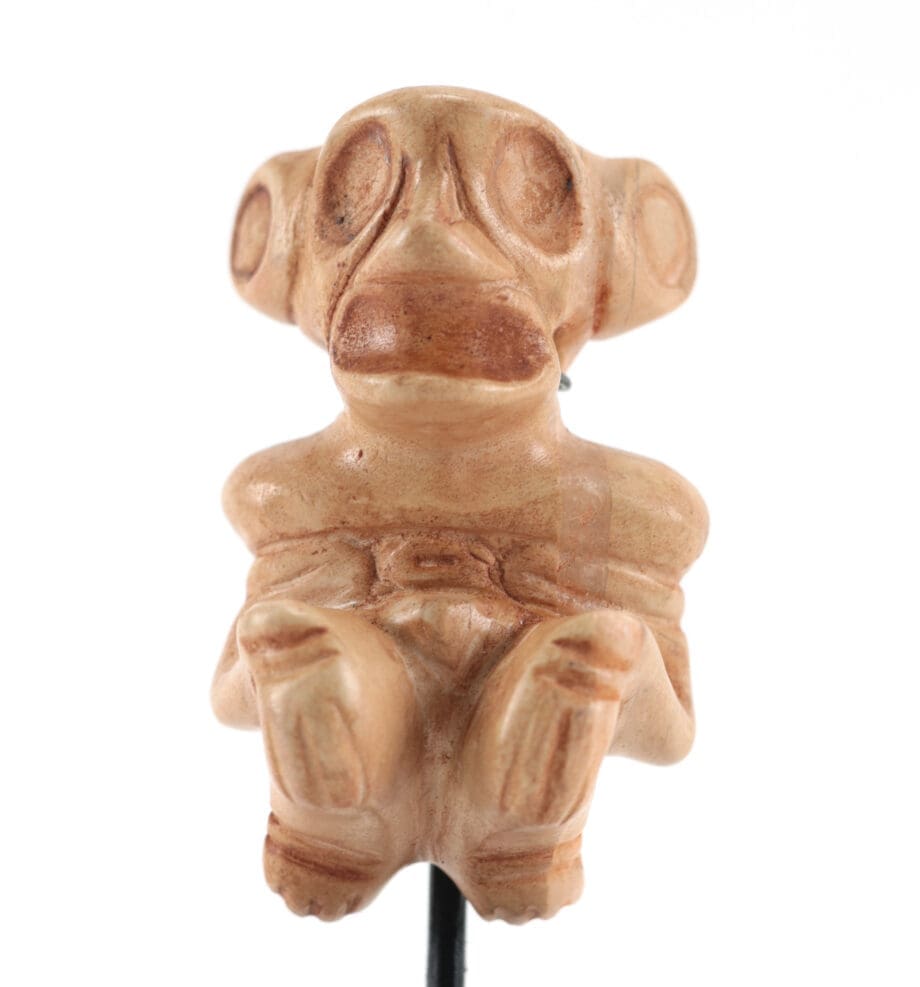 Taíno Yucahu amulet uit been – Caribisch gebied – collectie Steib – Vergulde Kat