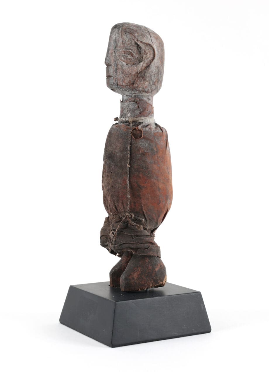 Yaka krachtbeeld (Dikidiki) – DR Congo – tribale kunst – Vergulde Kat