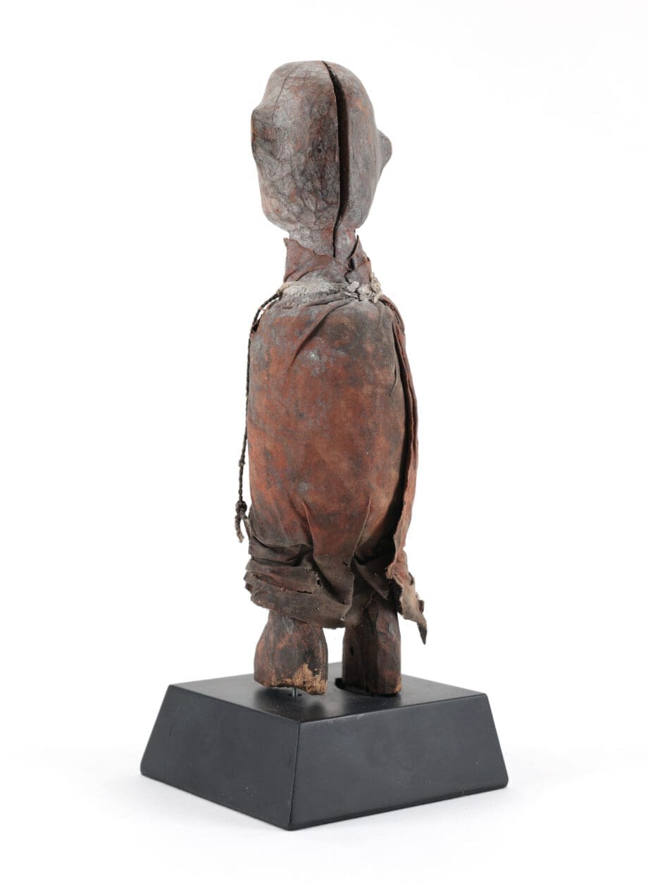Yaka krachtbeeld (Dikidiki) – DR Congo – tribale kunst – Vergulde Kat