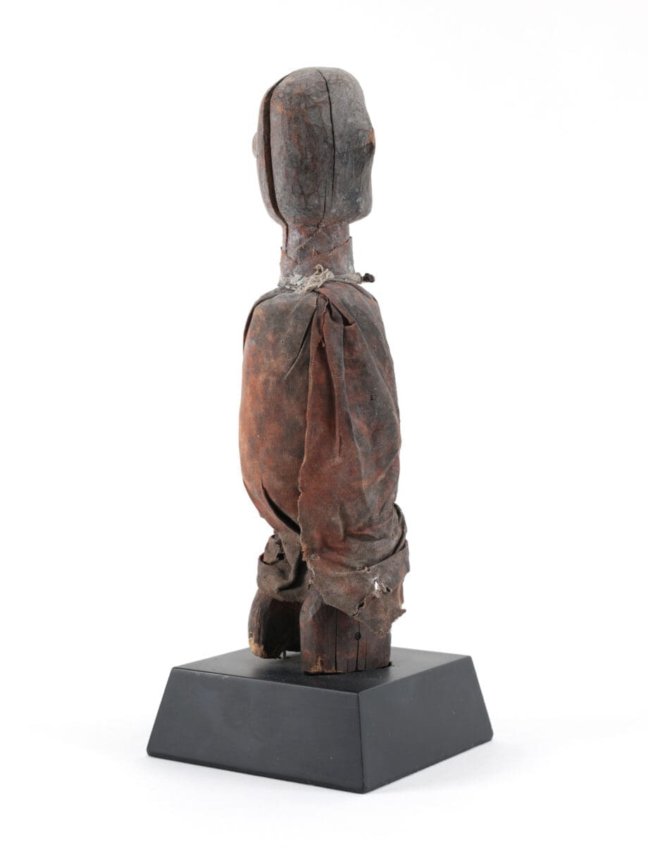 Yaka krachtbeeld (Dikidiki) – DR Congo – tribale kunst – Vergulde Kat
