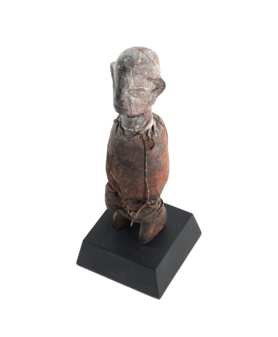 Yaka krachtbeeld (Dikidiki) – DR Congo – tribale kunst – Vergulde Kat