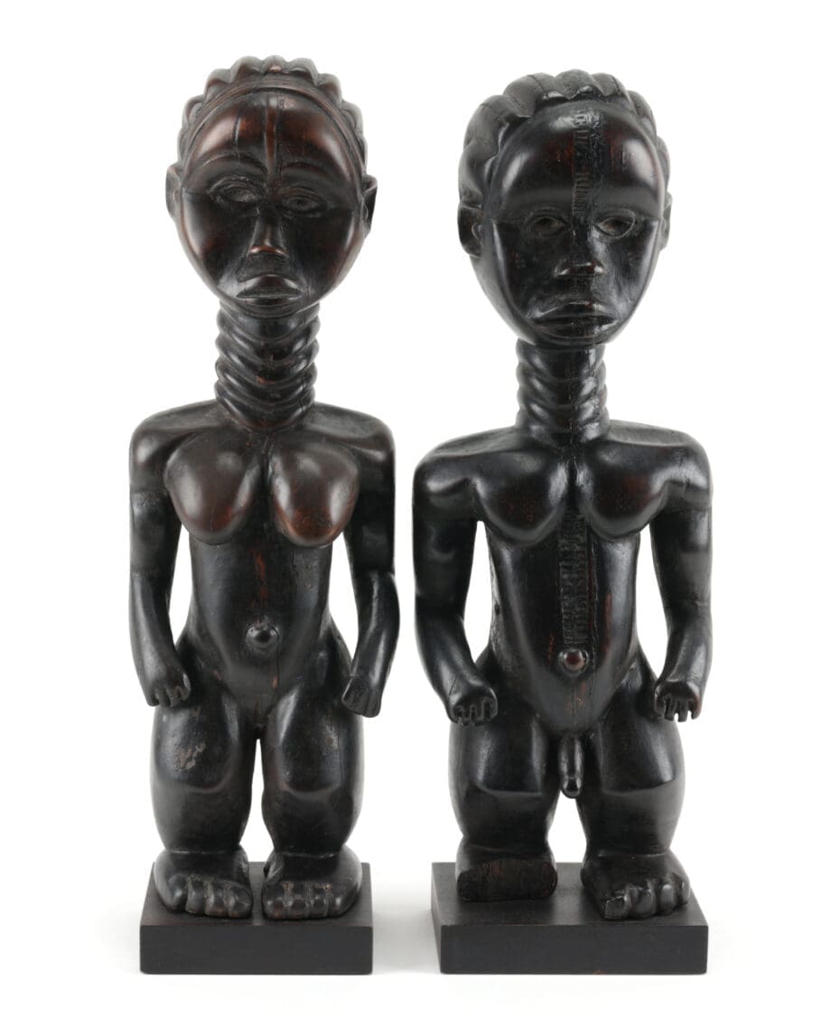 Dan (Gio) Lu Me beeldpaar – Ivoorkust / Liberia – Vergulde Kat