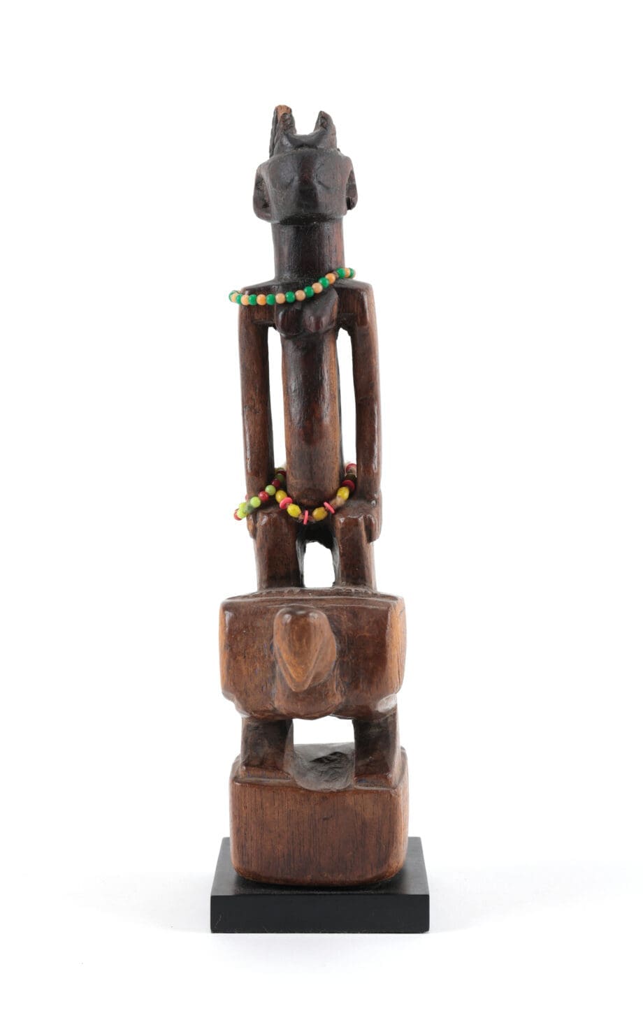 Coppia di gemelli Hohovi su galli, Adja/Fon, Benin, 1925–1930 circa – Vergulde Kat