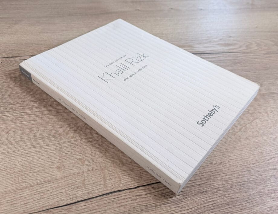 La collezione di Khalil Rizk – catalogo d’asta – Sotheby’s New York 2008 – Vergulde Kat