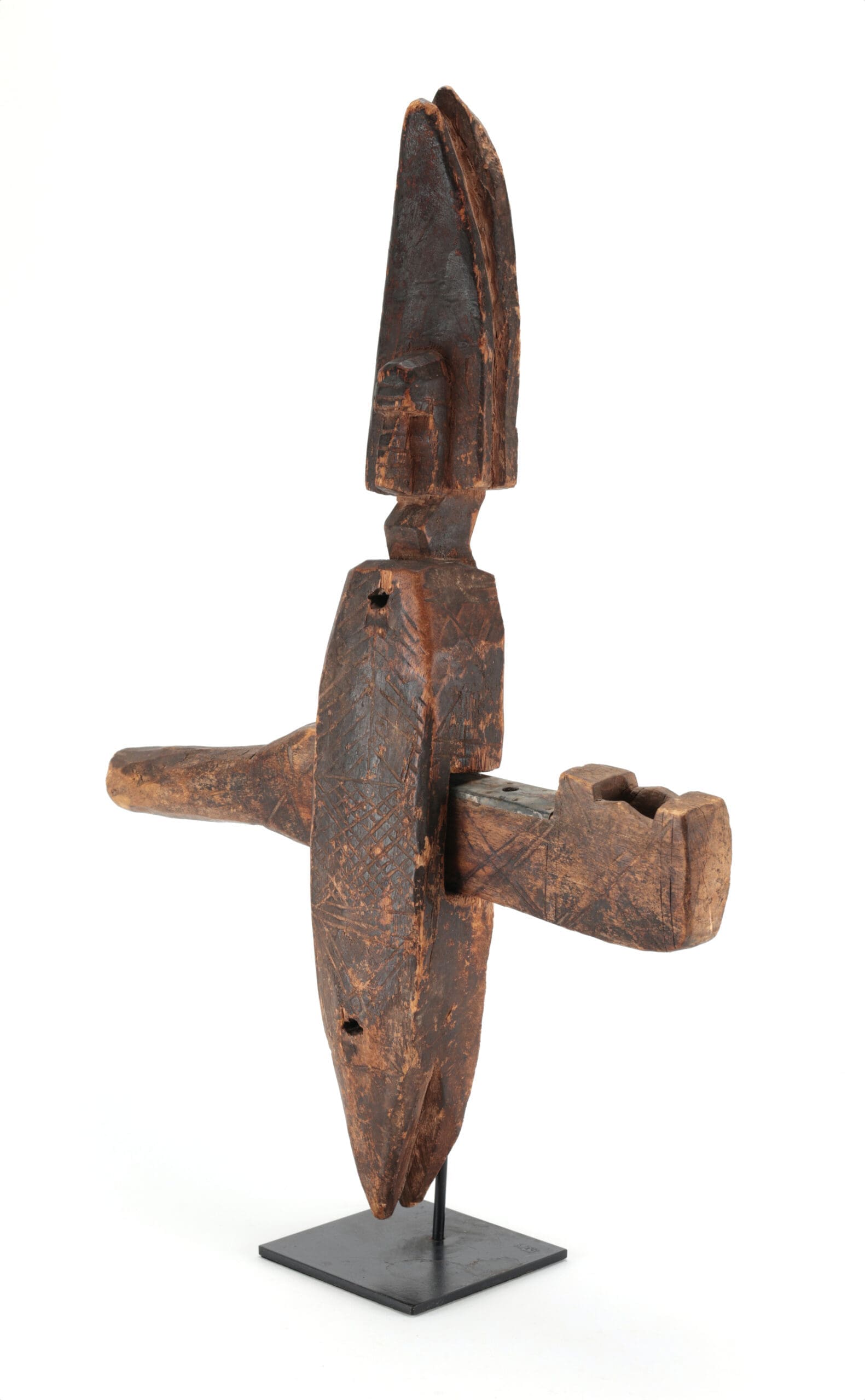 Bamana deurslot, Mali, 59 cm – detailfoto
