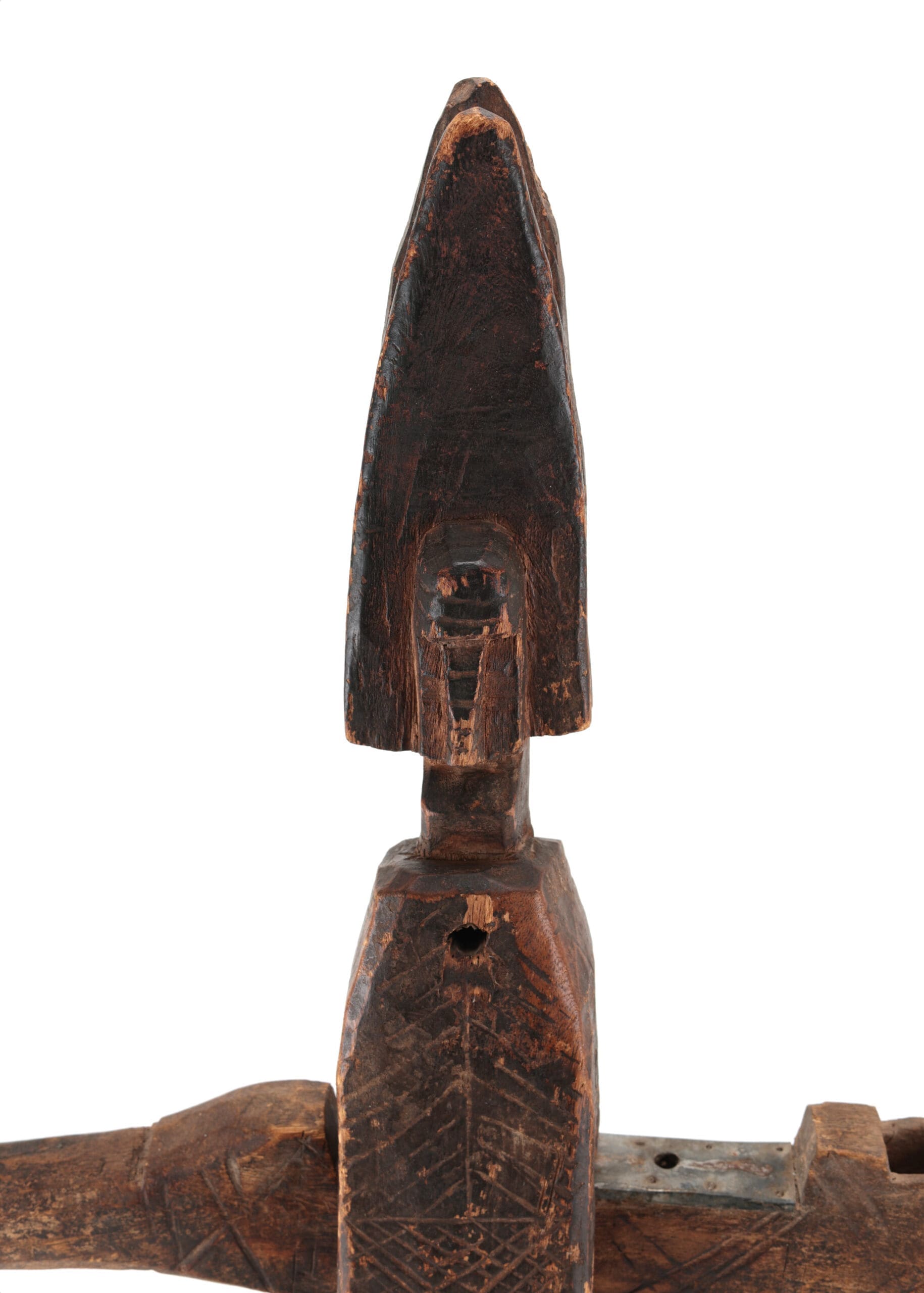 Bamana deurslot, Mali, 59 cm – detailfoto