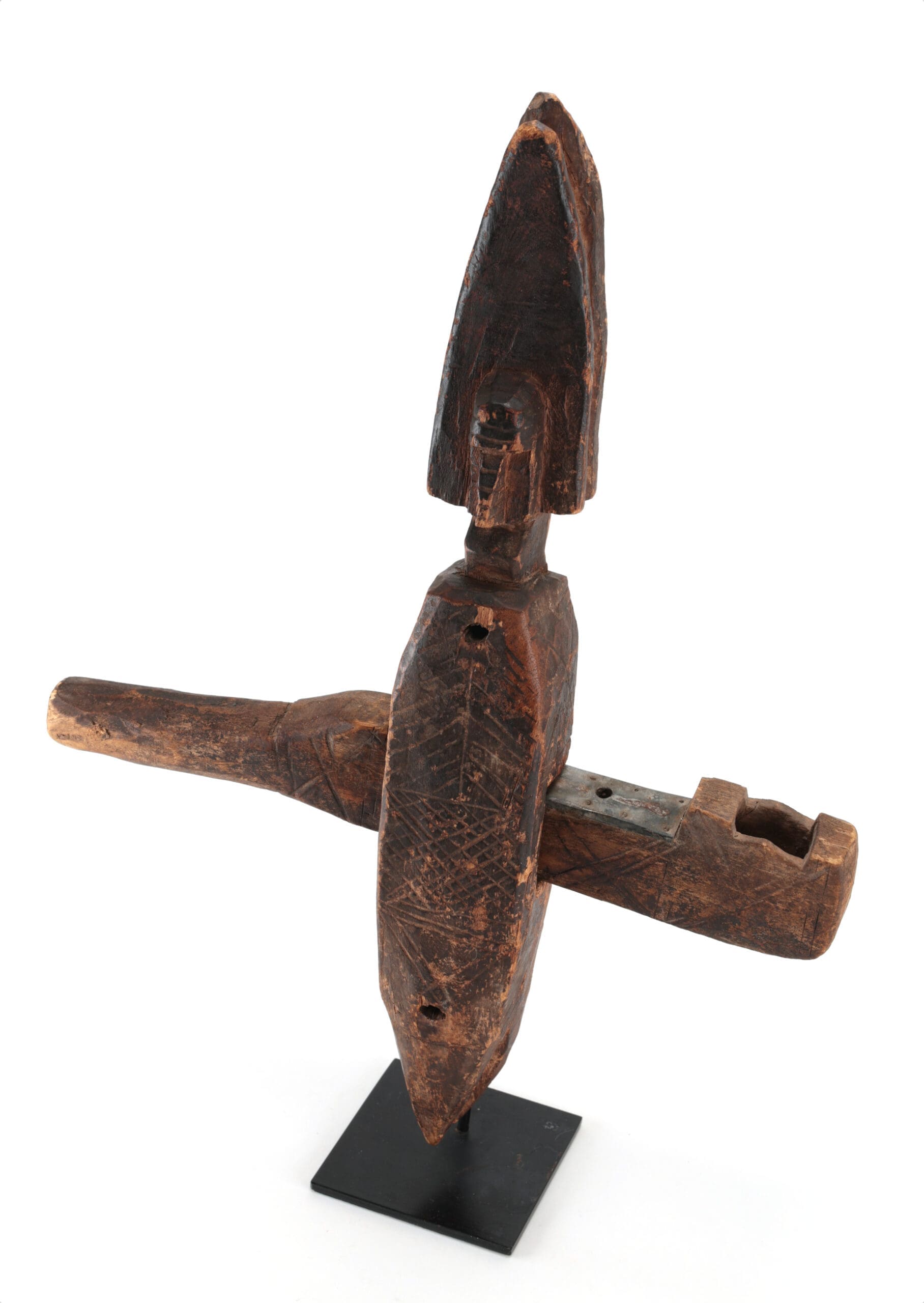 Bamana deurslot, Mali, 59 cm – detailfoto