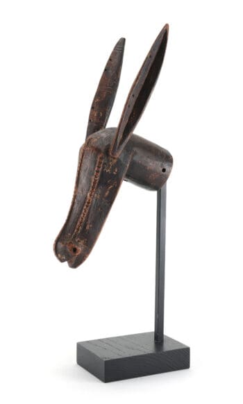 Bamana Sogo bo paardenkop marionet, Mali, collectie Michel Gaud – detailfoto