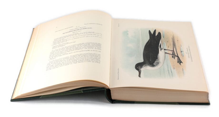 De vogels van Nederland – E.D. van Oort – 5 delen – 1922–1939 – 407 kleurenplaten – Vergulde Kat