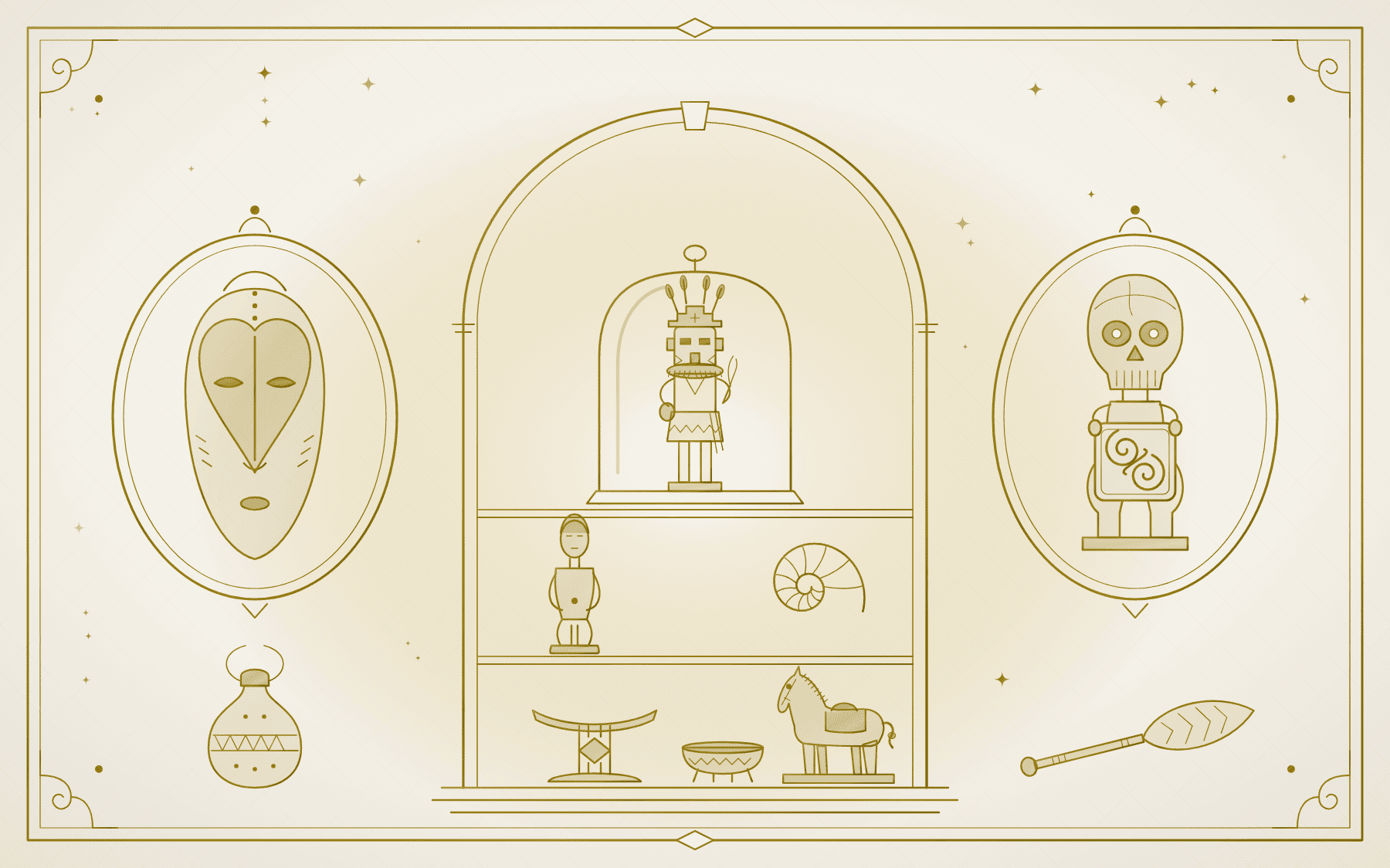 Cabinet of curiosities: naturalia and rarities from the collection